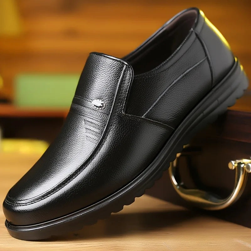 Handmade Genuine Leather Formal Shoes Men Loafers Business Casual Classic Soft Breathable Men's Moccasins Slip on Driving Shoes